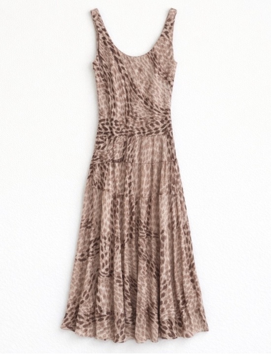 Vintage Dresses & Skirts - Vintage‎ Jones NY Layered Tiered Slip Maxi Dress Size 4